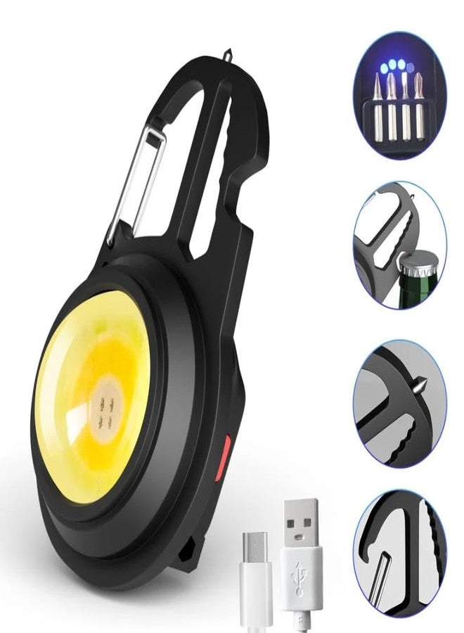 هومي هومز مصباح يدوي صغير قابل لإعادة الشحن من HUMI HOMES، مزود بـ 7 أوضاع إضاءة، ومصباح صغير قابل لإعادة الشحن مع مجموعة مفكات صغيرة، ومصباح طوارئ محمول للتخييم والأنشطة الخارجية، بتقنية LED - Image 2